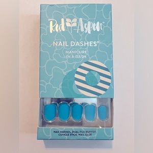 Red Aspen “Capri Blue” Nails NEW